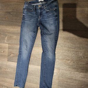 Womens Loft Jeans Straight Ankle